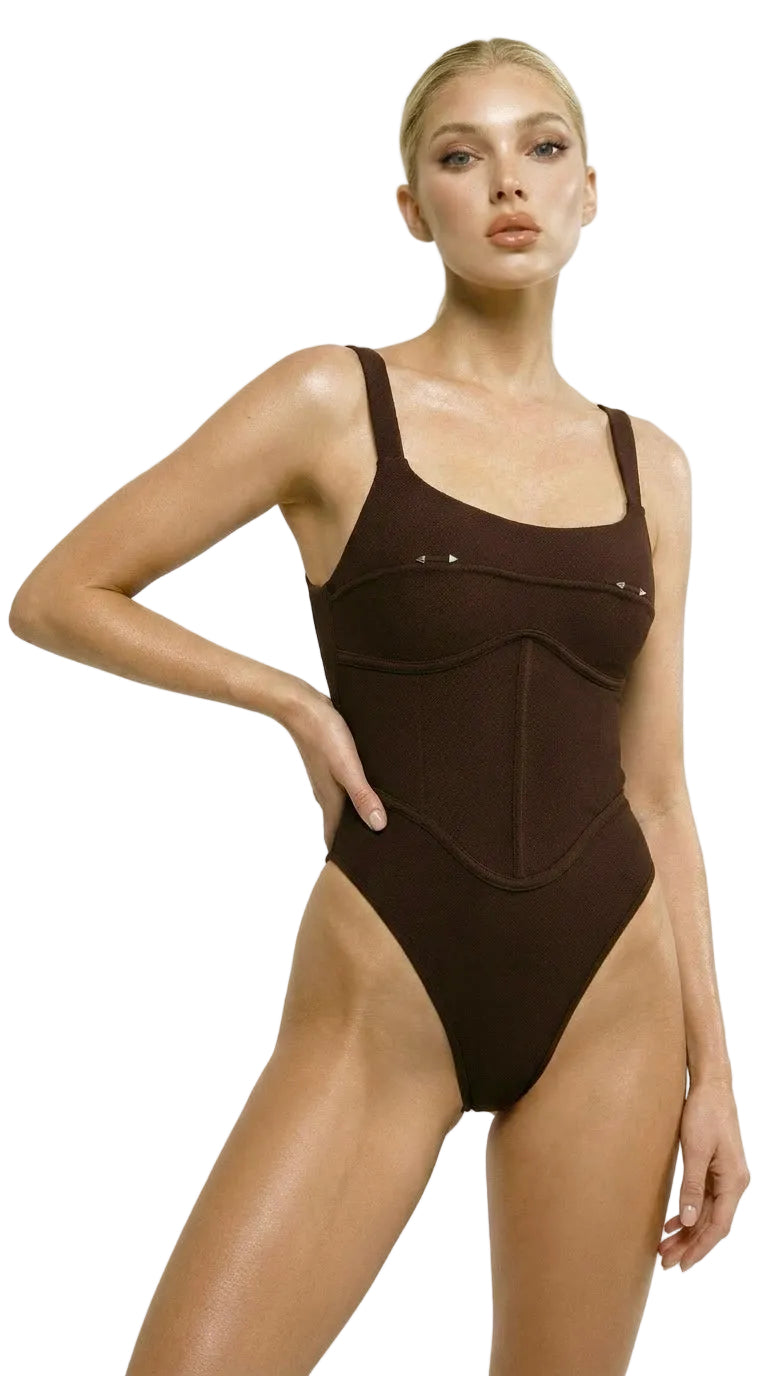 Pierre One Piece High Leg