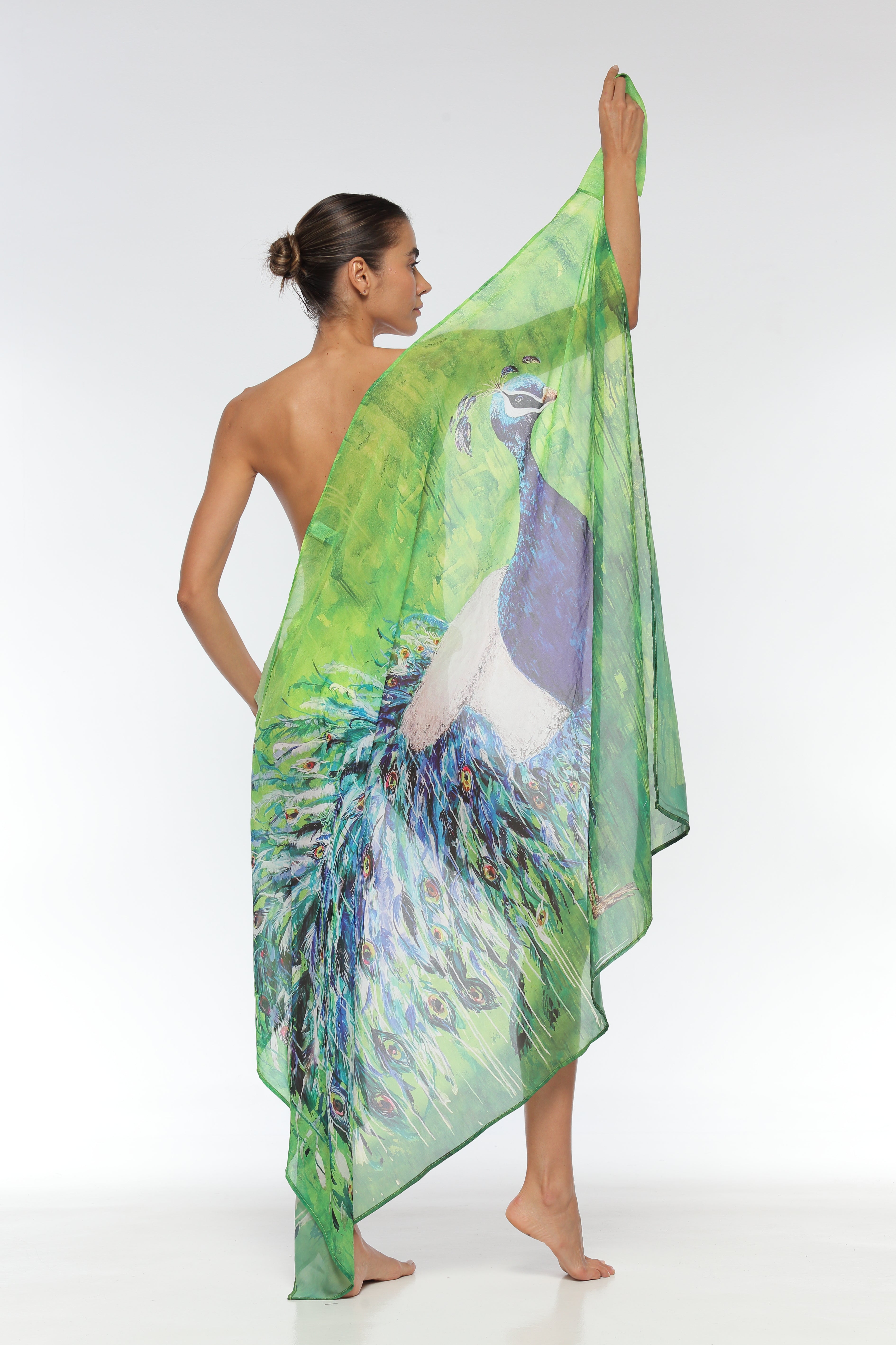 PEACOCK PAREO SARONG