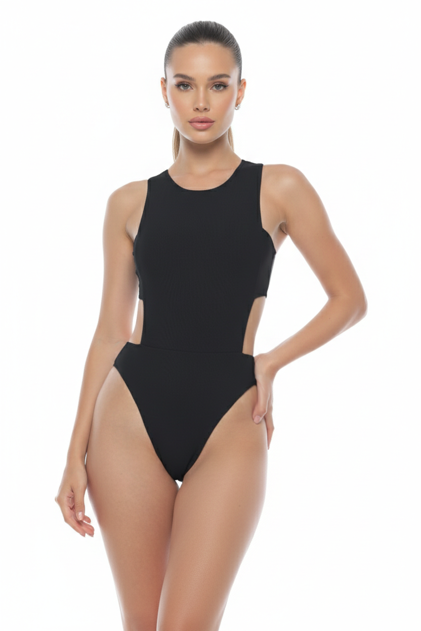 Luciano high leg one piece