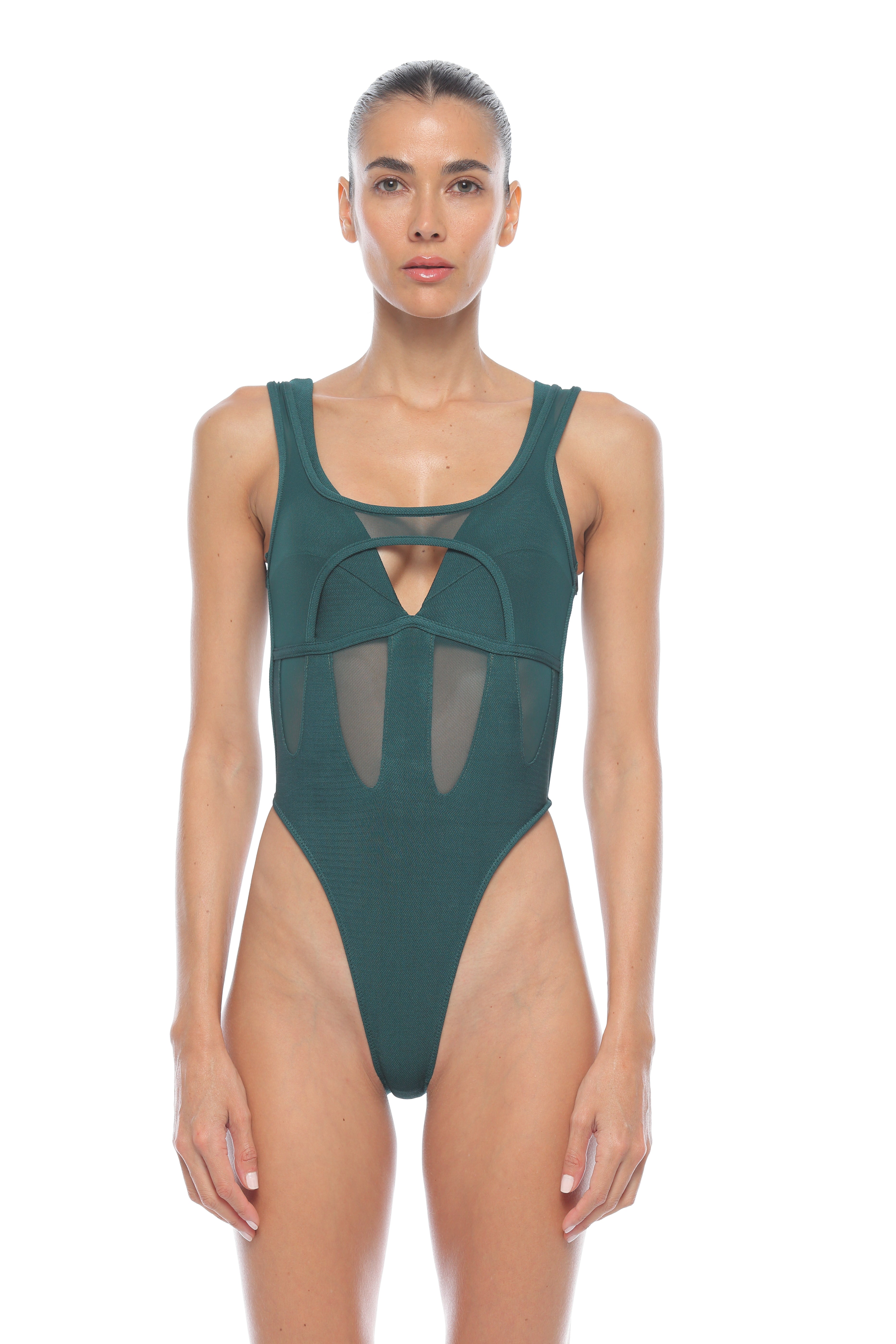KEN HIGH LEG ONE PIECE