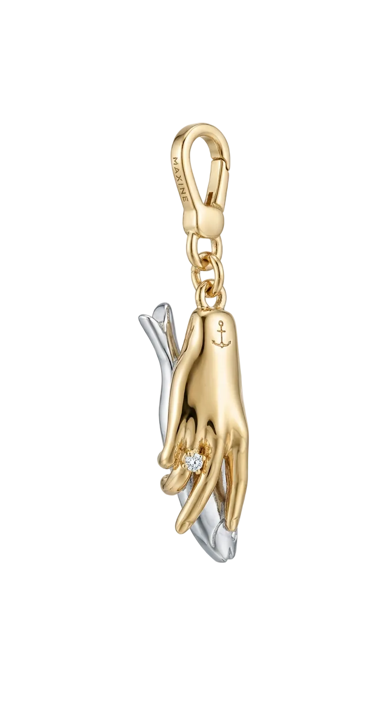 Wild-caught fish charm