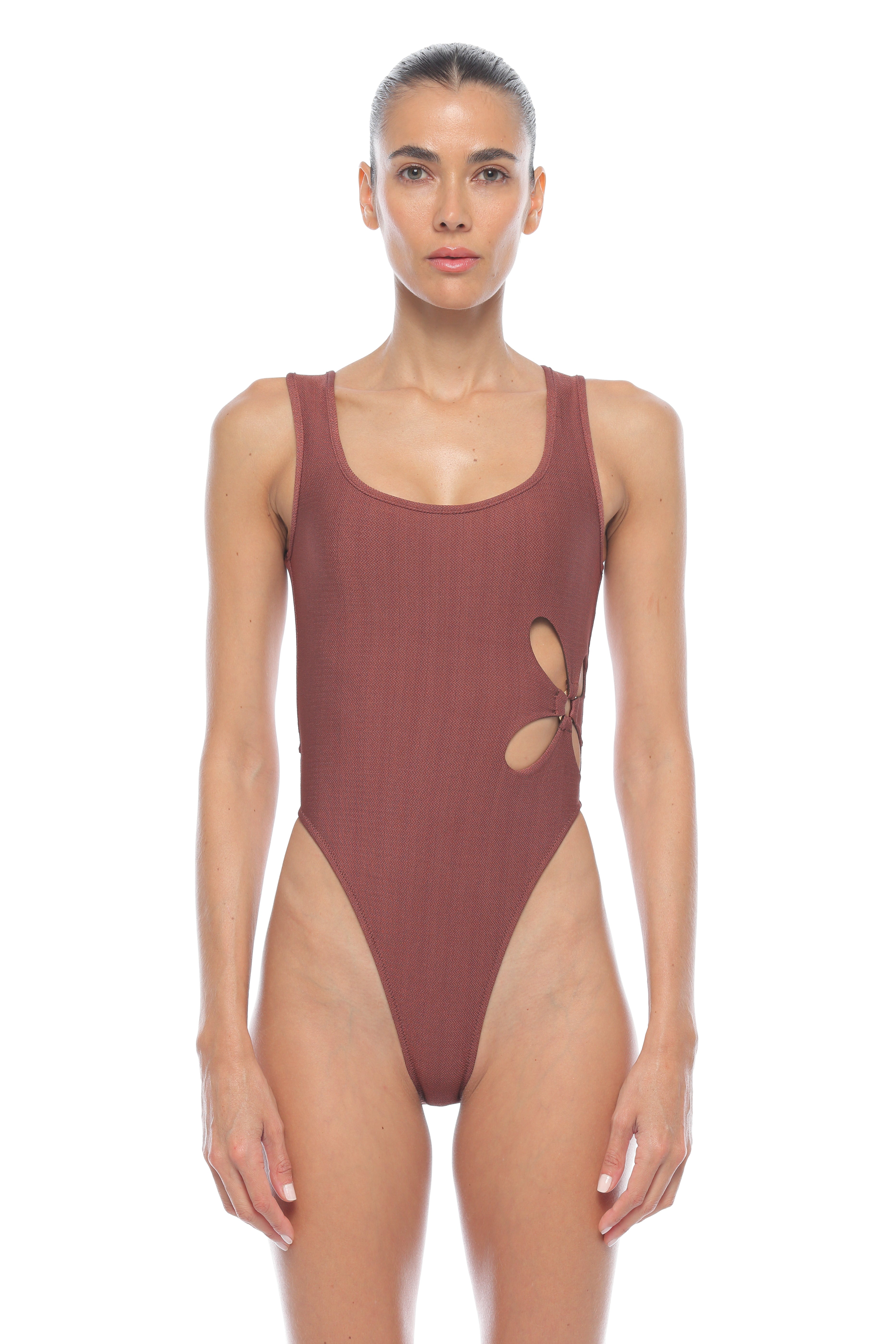 FIONA HIGH LEG ONE PIECE