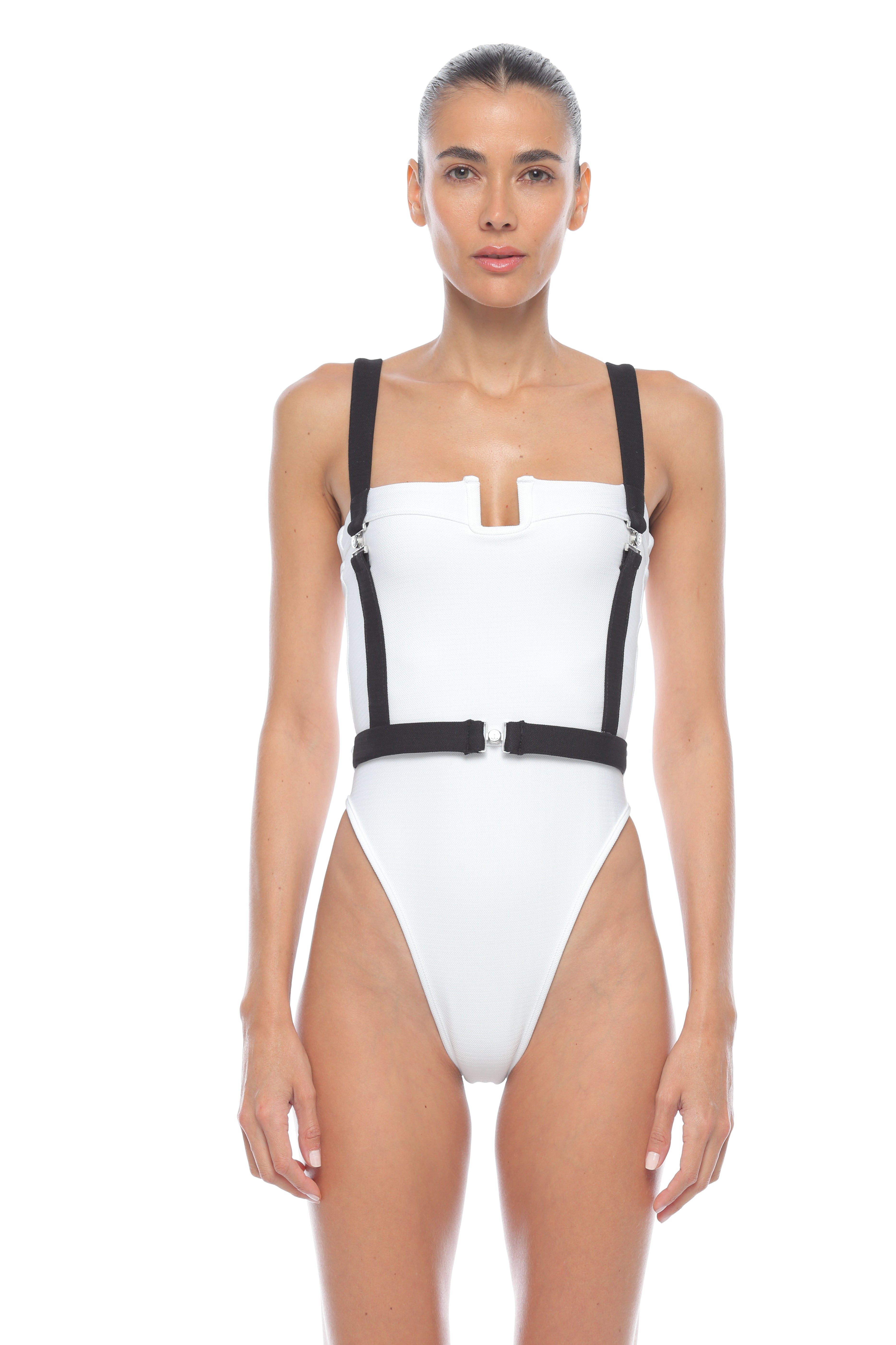 Leti high leg one piece