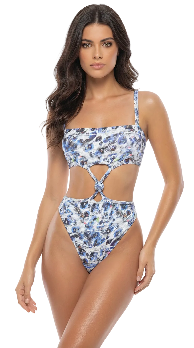 Kim Tobias One Piece High Leg