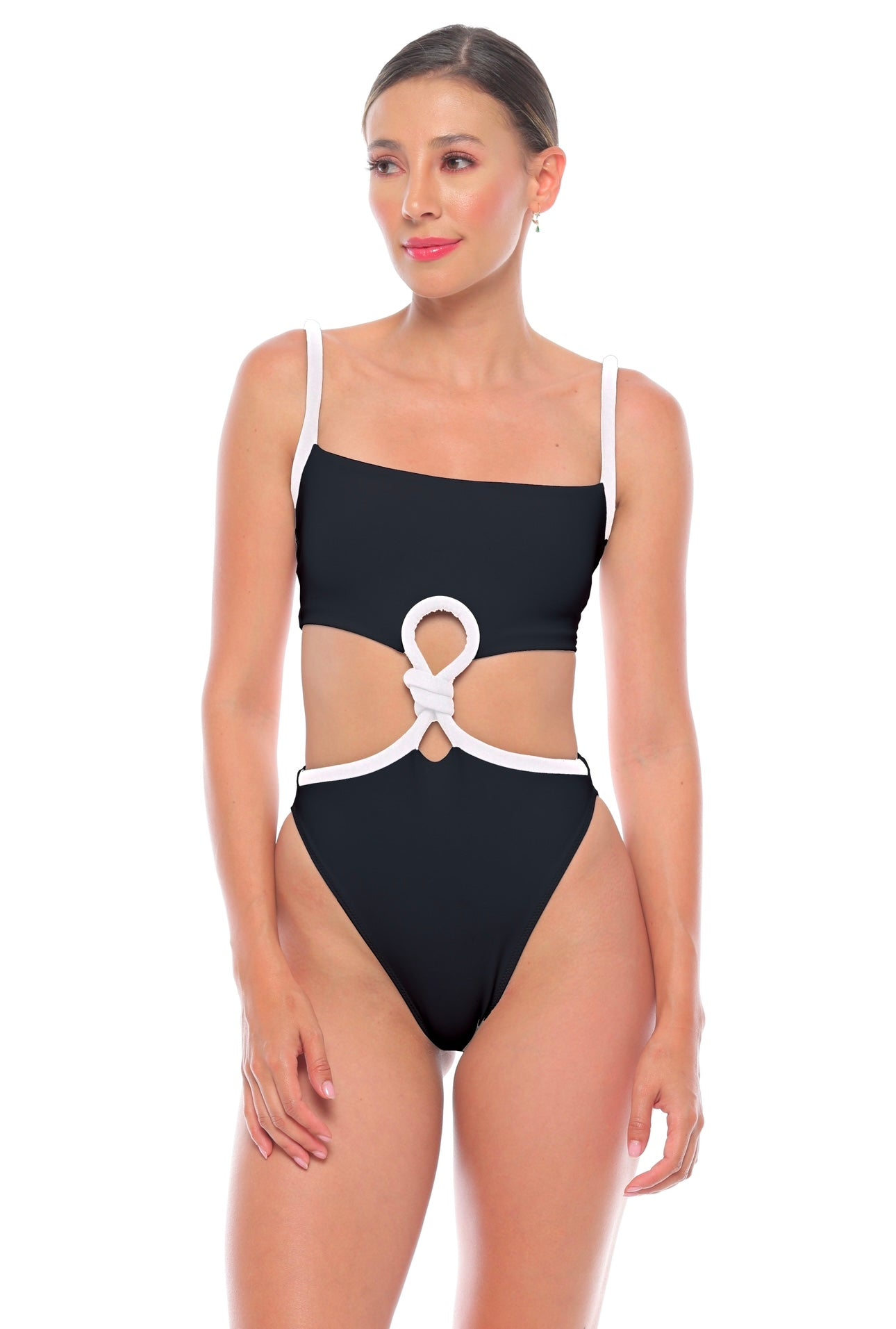 Tobias high leg one piece