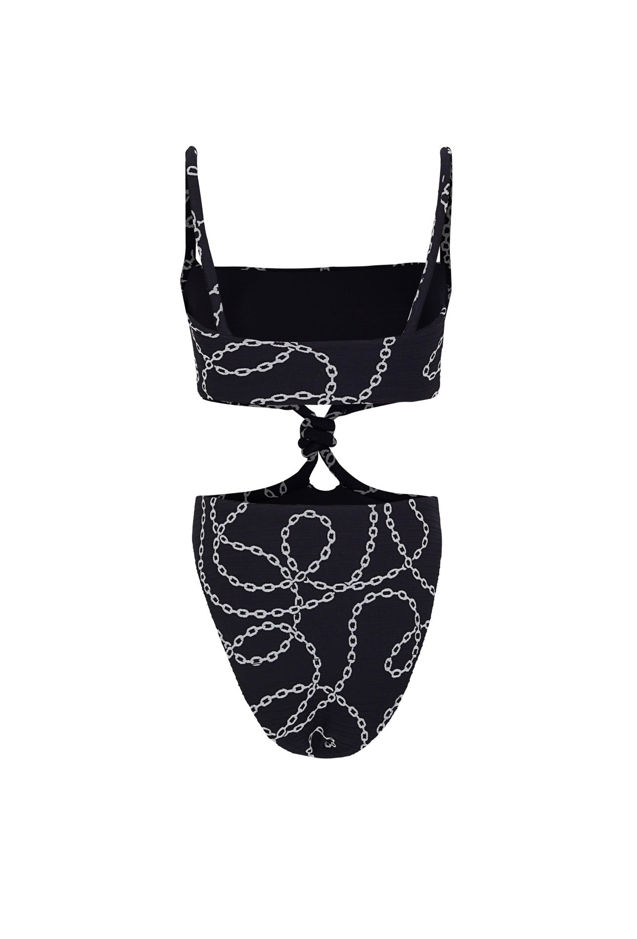 Traje de baño de una pieza de pierna alta Tobias
