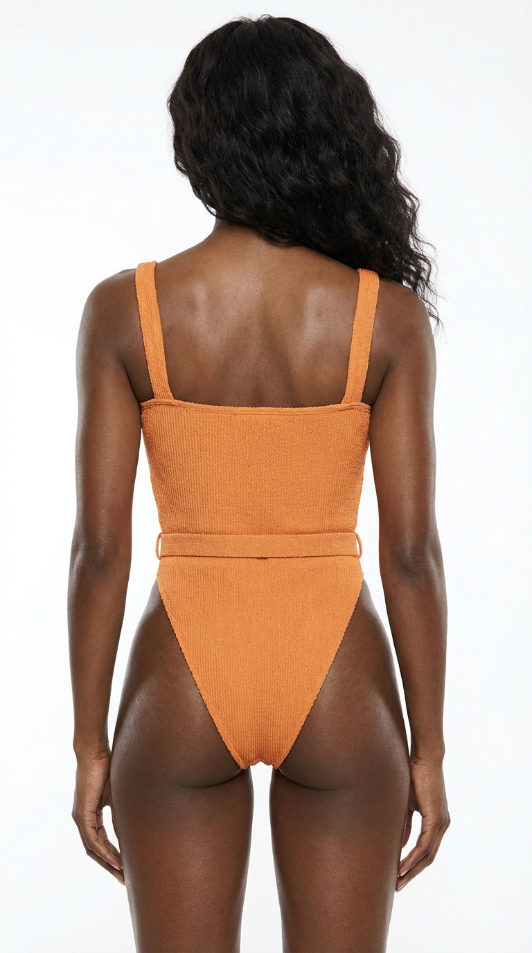 Leti high leg one piece