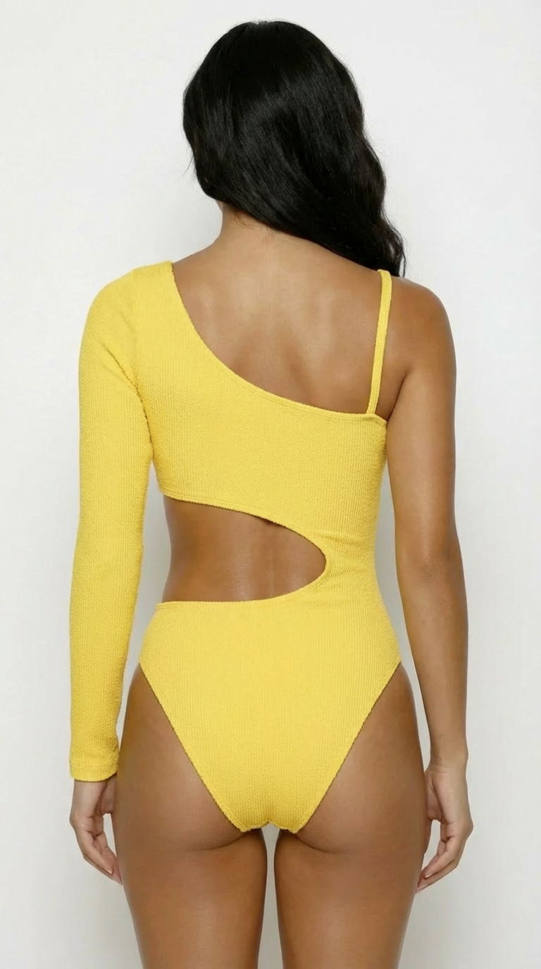 Zack one piece high leg