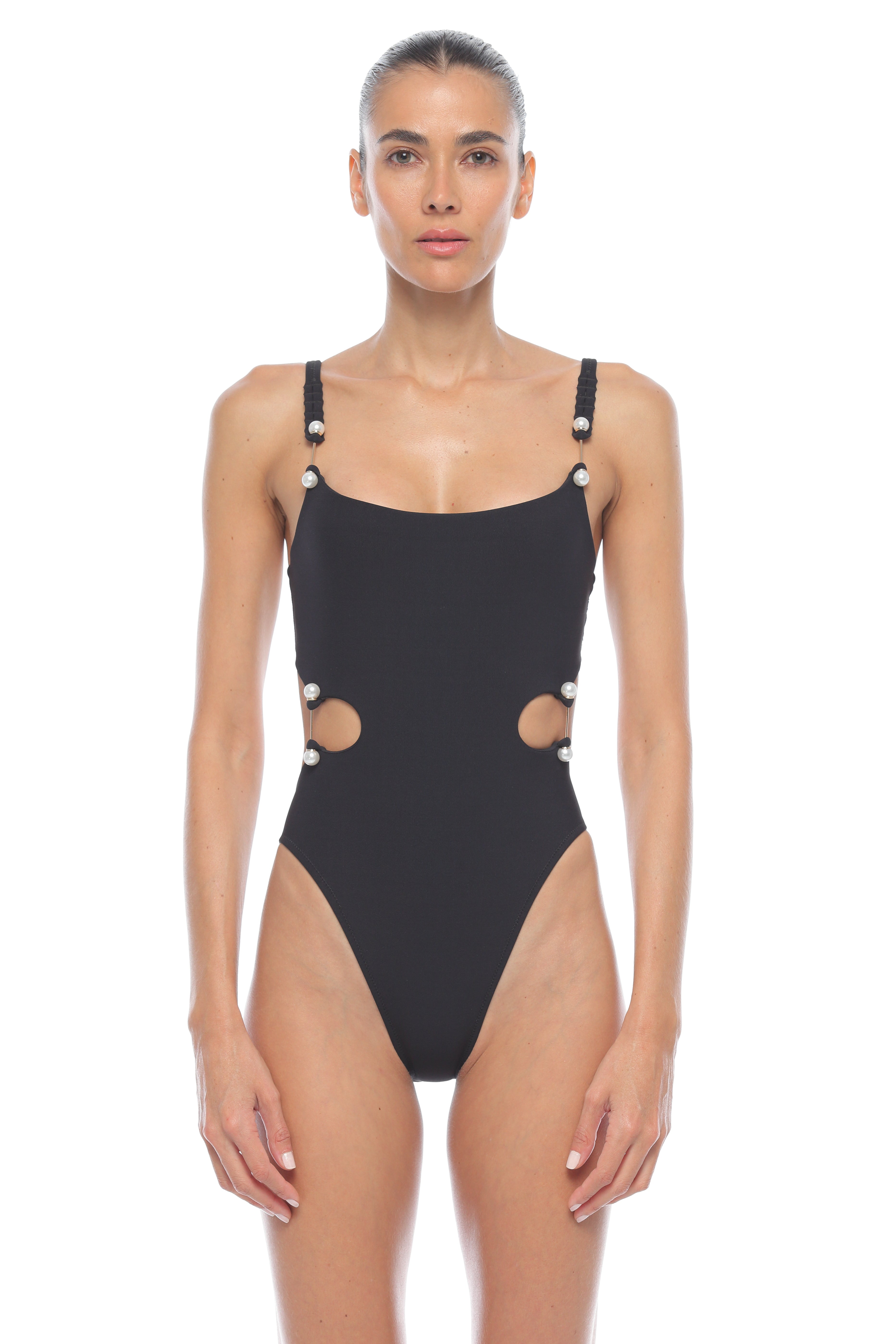 PAOLA HIGH LEG ONE PIECE