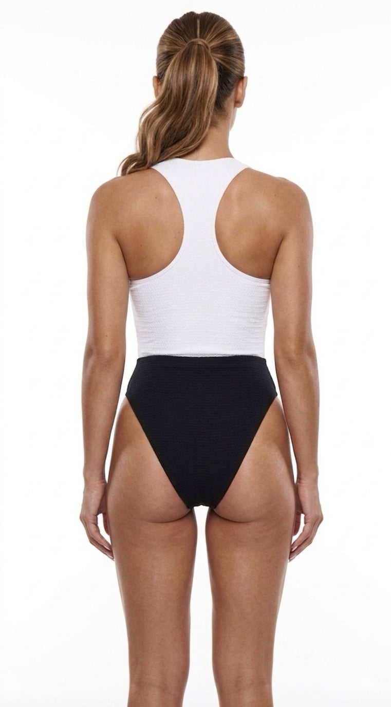 Derek High Leg One Piece