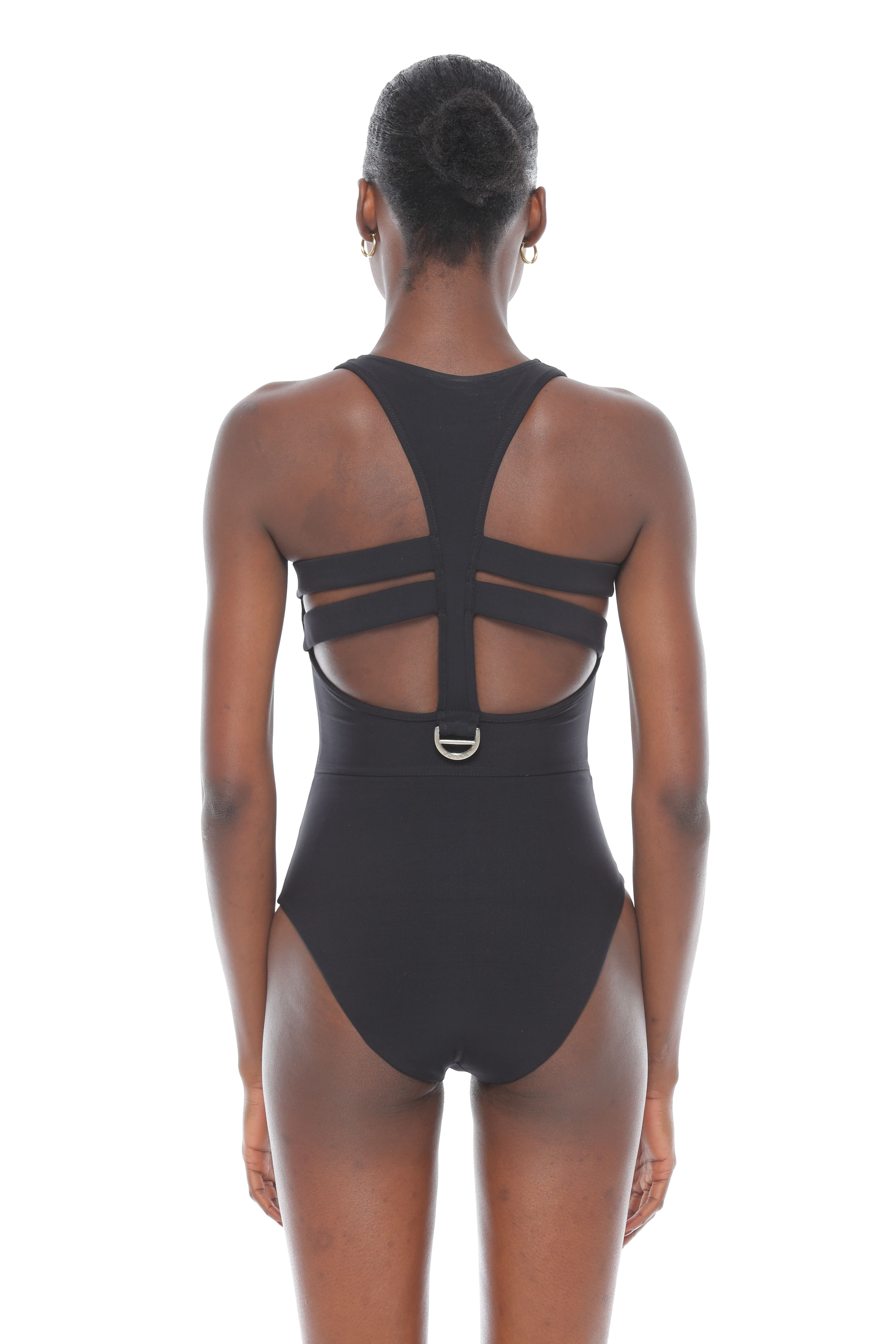 Troy high leg one piece