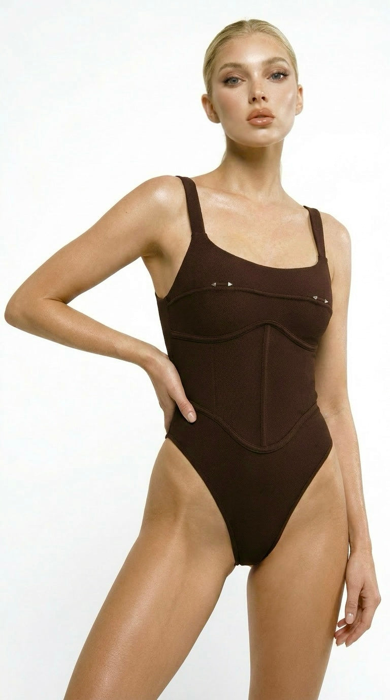 Pierre One Piece High Leg
