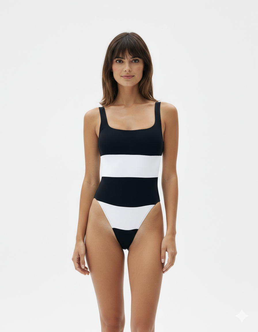 Olga One Piece High Leg