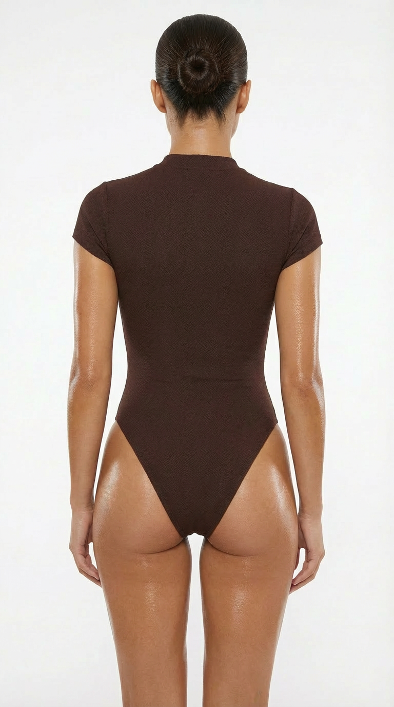 Teo one piece high leg