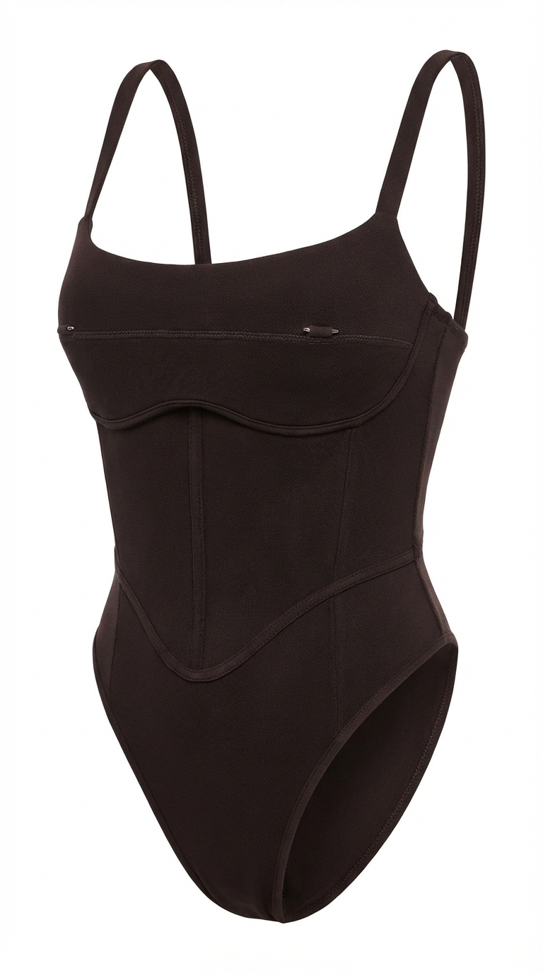 Pierre one piece high leg