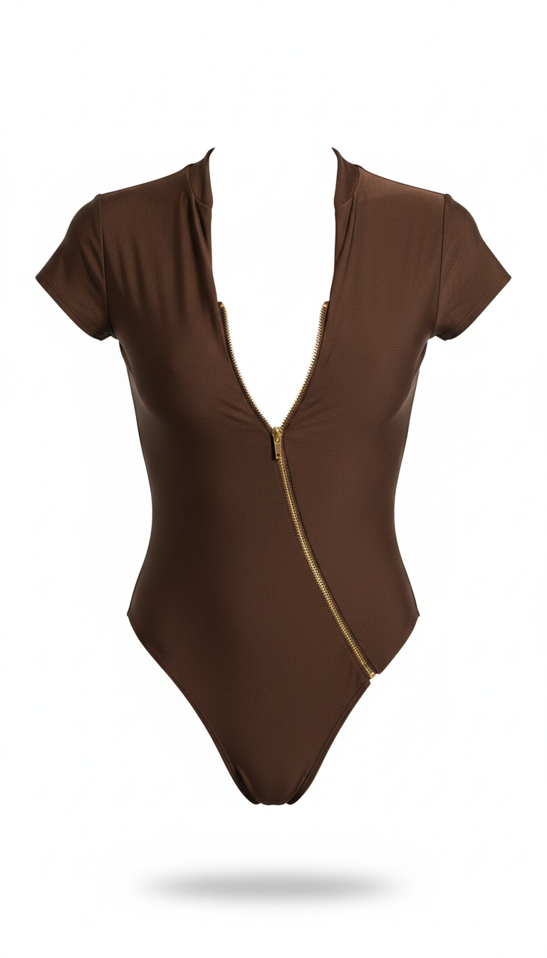 Teo one piece high leg