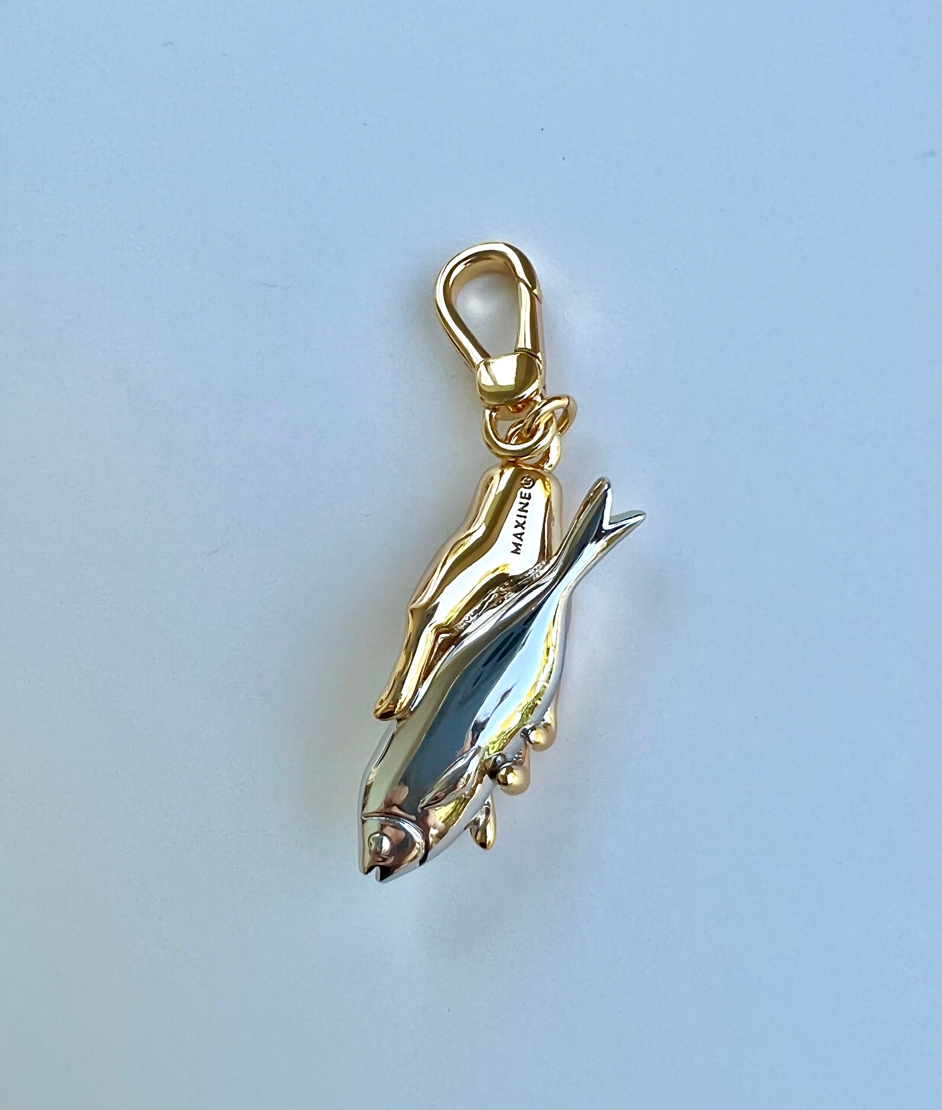 Wild-caught fish charm