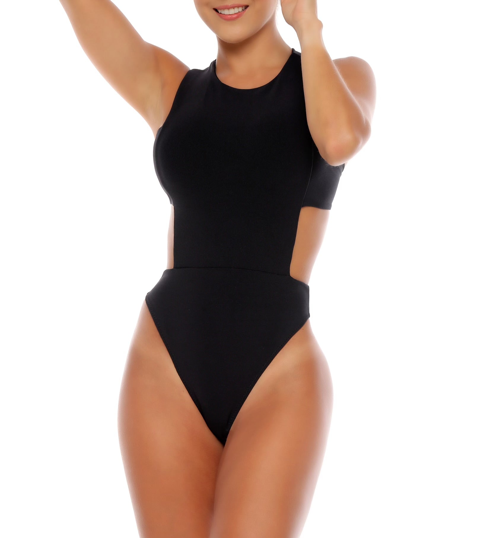 Luciano one piece high leg